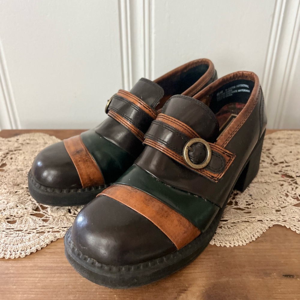 Vintage Zodiac Dark Academia Clunky Platform Loafers - Picture 3 of 8